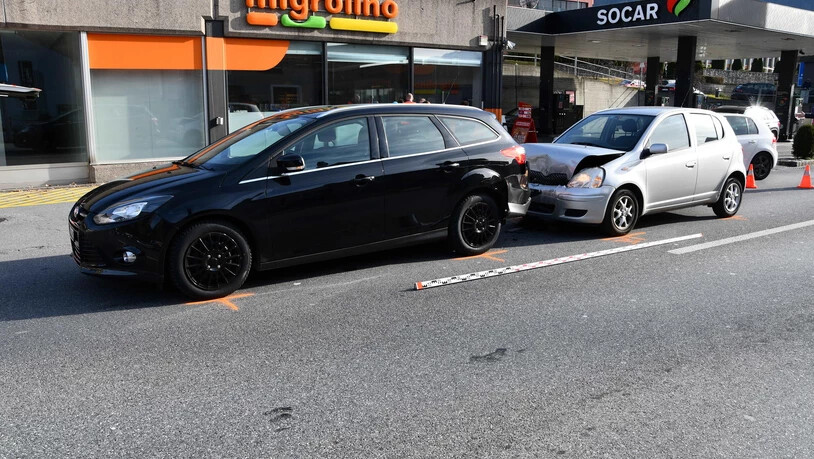 Beim Unfall in Chur Nord entstand ein Sachschaden von mehreren tausend Franken.