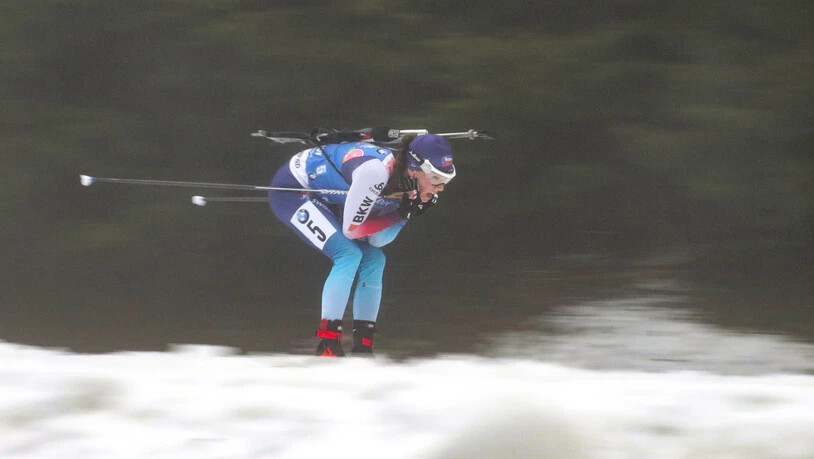 Selina Gasparin rast dem Ziel entgegen. (Archivaufnahme)