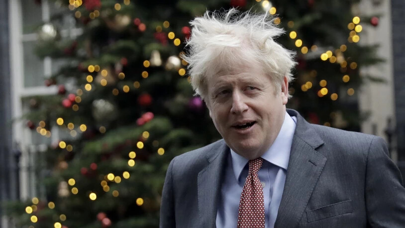 Boris Johnson, Premierminister von Großbritannien, verlässt die 10 Downing Street. Foto: Matt Dunham/AP/dpa