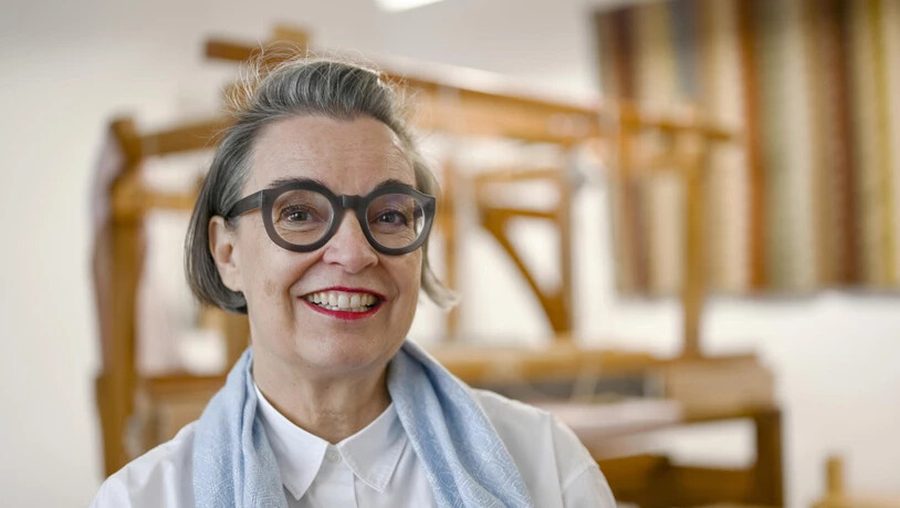 Maya Repele führt die grösste Handweberei der Schweiz in Santa Maria. 