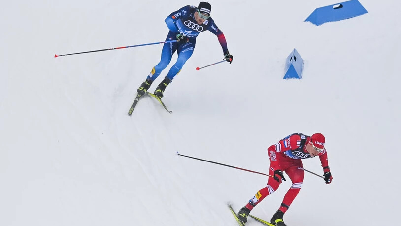Dario Cologna kann in der 4. Etappe den Russen nicht folgen.  (Archivaufnahme)