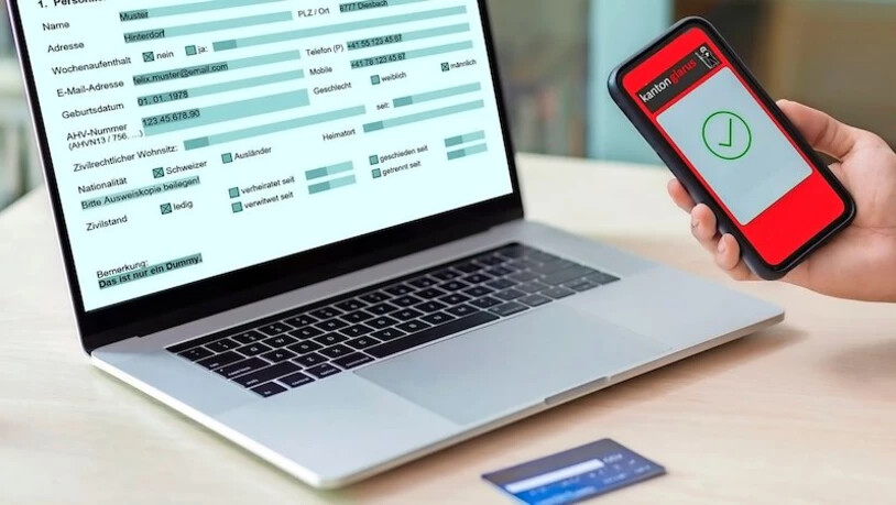 Neue digitale Kantonsplattform: Etliche Formulare können künftig am Bildschirm ausgefüllt werden.