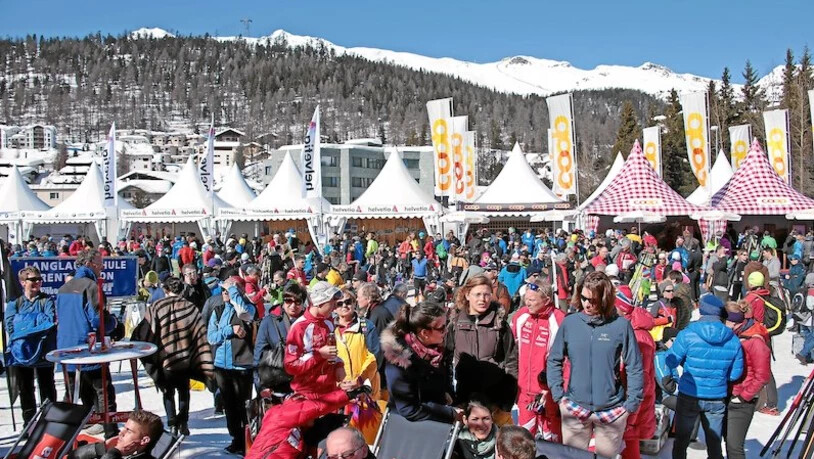 Erneute Absage: Der Engadin Skimarathon 2021 findet nicht statt, solche Bilder wird es auch dieses Jahr keine geben.