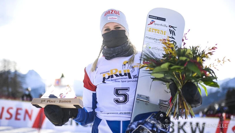 Julie Zogg hielt sich am Weltcup in Scuol unter den Besten.