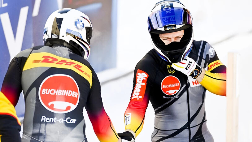 Das Mass aller Dinge: Francesco Friedrich (re.) und Alexander Schüller führen das starke deutsche Team an