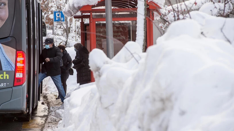 Der viele Schnee der vergangenen Woche hat auch die Churer ÖV-Betriebe in den Ausnahmezustand versetzt.