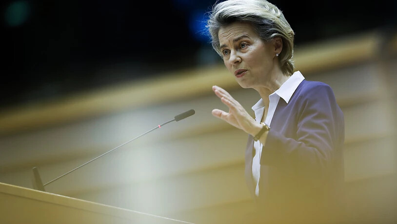 Ursula von der Leyen, Präsidentin der Europäischen Kommission. Foto: Francisco Seco/AP Pool/dpa