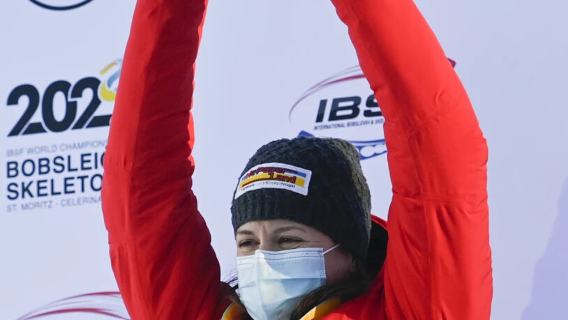 In St. Moritz im Monobob auf dem Podest: die routinierte Martina Fontanive