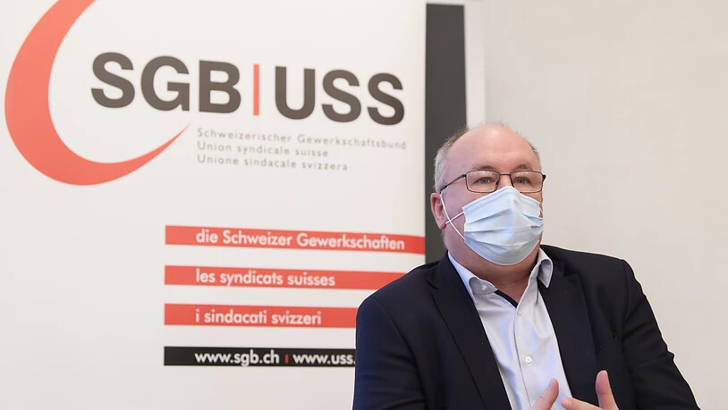 Der Präsident des Schweizerischen Gewerkschaftsbundes (SGB), Pierre-Yves Maillard, sieht derzeit Spielraum bei der Lockerung von Coronavirus-Massnahmen. (Archivbild)