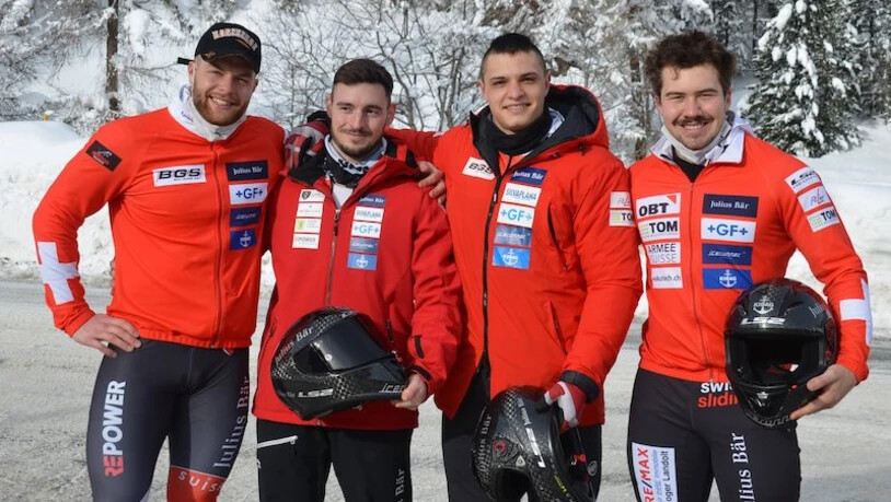 Kurs auf die WM: Nicola Mariani, Cédric Follador, Dominik Hufschmid und Oliver Gyer (von links) sind startklar.