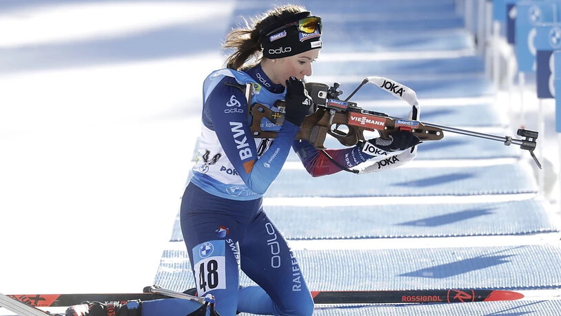 Selina Gasparin leistete sich zwei Schiessfehler zuviel