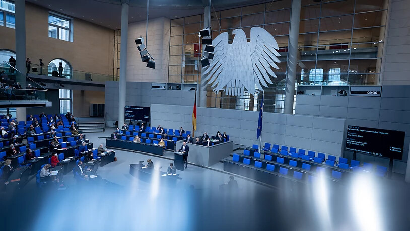 Plenum des Deutschen Bundetags. Foto: Kay Nietfeld/dpa
