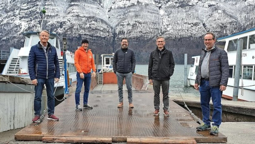 Daniel Grünenfelder (rechts) löst Reinhard Menzi als Geschäftsführer und Delegierter des Verwaltungsrates bei den Schiffsbetrieben Walensee ab.Pressebild