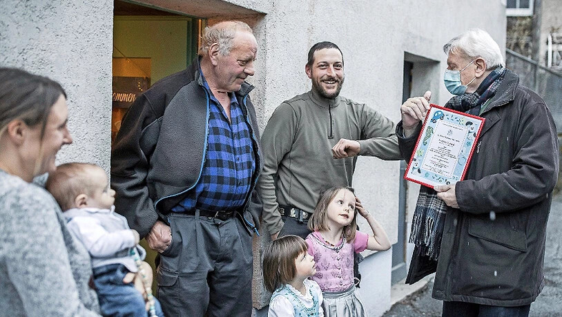 Der Name Fridolin scheint nicht auszusterben: Der jüngste Fridolin kam im Dezember zur Welt.