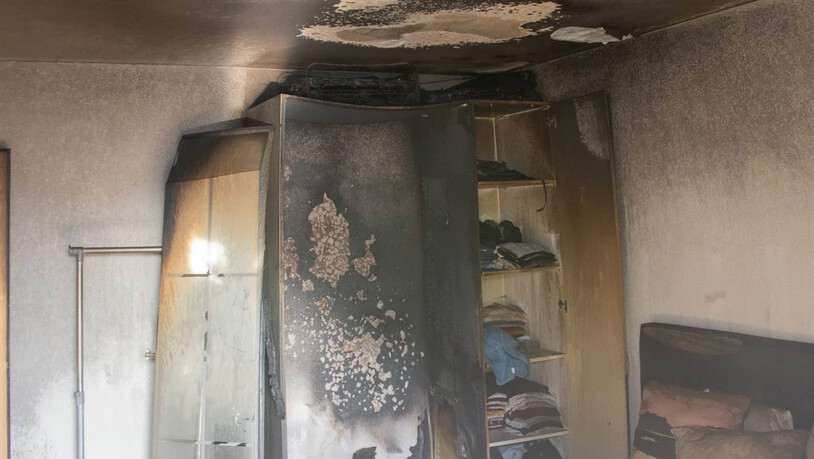 Beim Brand entstand Sachschaden von mehreren Zehntausend Franken.