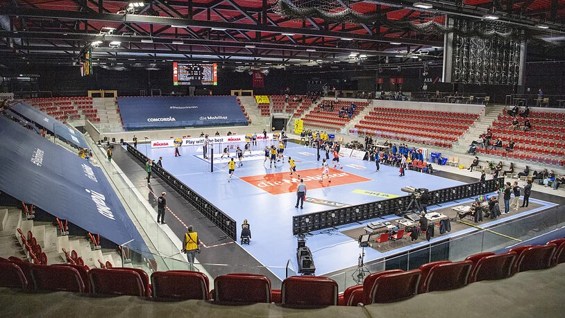 Wie schon am vergangenen Samstag in Winterthur die Cupfinals, finden auch die Playoff-Finals im Schweizer Volleyball ohne Publikum statt