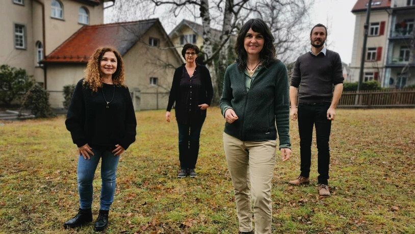 Ein gemischtes Team sorgt für verbesserte Chancengleichheit von Frau und Mann in Graubünden: Patrizia Pavone, Susanna Mazzetta, Barbara Wülser und Nicolas Zogg.
