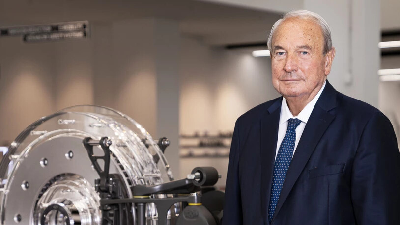Der verstorbene Milliardär Heinz Hermann Thiele war Grossaktionaer bei der Lufthansa. Seine Erben haben nun aber offenbar seinen Anteil an der Deutschen Airline und Swiss-Muttergesellschaft verkauft. (Archivbild)