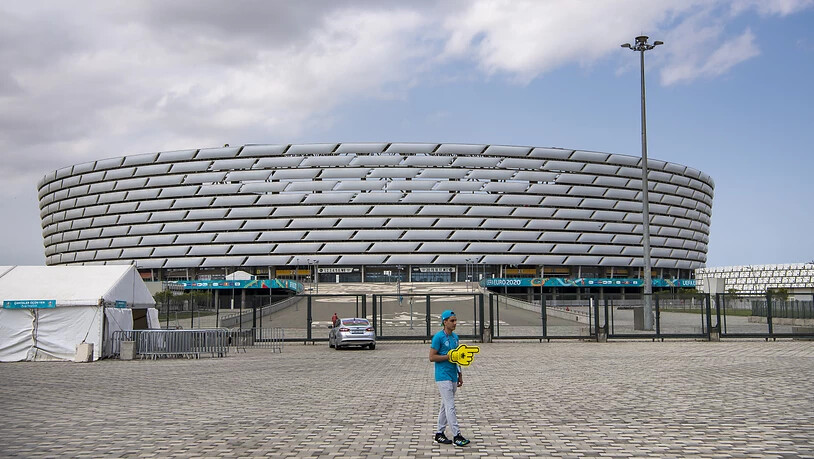 Hier startet die Schweiz am Samstag in die EM: das Olympiastadion von Baku