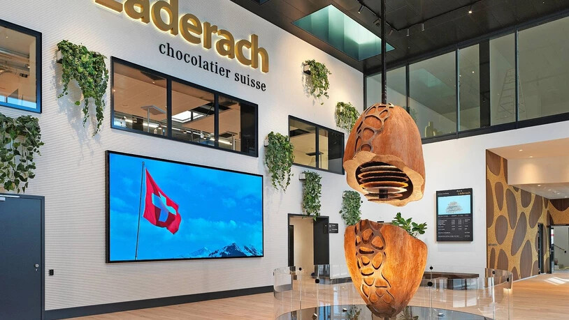 Schoggi-Erlebnis für alle: Im House of Läderach kann man den Weg von der Kakaobohne zur Läderach-Schoggi nachverfolgen. 