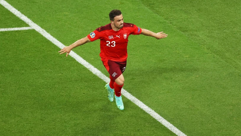 Xherdan Shaqiri war mit zwei Toren der Matchwinner für die Schweiz