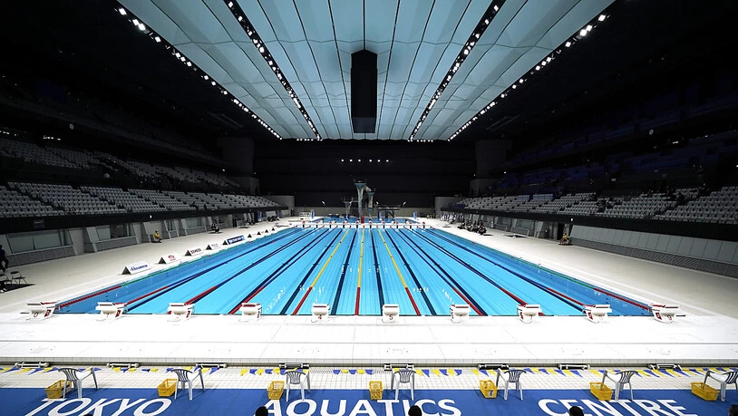 Das Schwimmstadion in Tokio dürfte während der Sommerspiele nicht leer bleiben