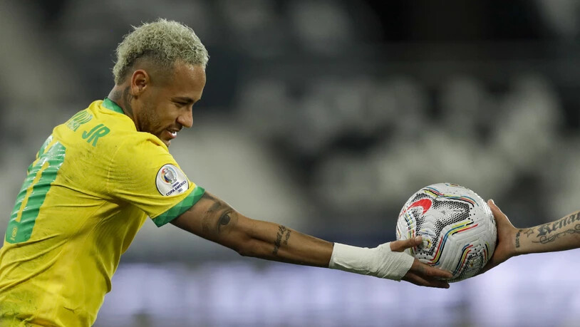 Brasiliens Stürmer Neymar will den Copa-Titel im eigenen Land behalten