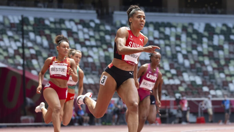 Mujinga Kambundji hat beste Aussichten auf die Finalteilnahme über 200 m: In den Vorläufen waren in Tokio nur drei Konkurrentinnen schneller als die Bernerin