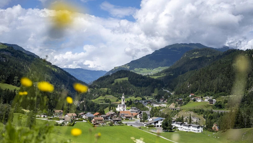 Am Montag herrschte in Tiefencastel schönes Wetter.