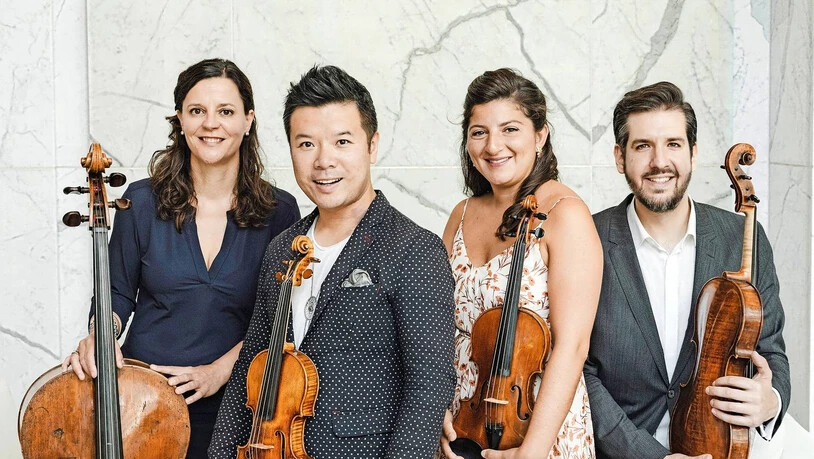«Kinderszenen» an der 85. Musikwoche Braunwald als Motto: Das Stradivari-Streichquartett spielt Werke von Friedrich Smetana, Erwin Schulhoff und Felix Mendelssohn.