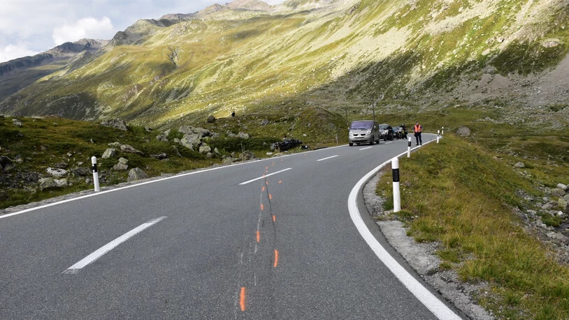Auf dem Flüelapass ist es zu einem Selbstunfall gekommen.