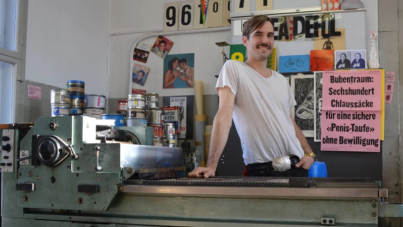 Dafi Kühne vor fünf Jahren. Damals veröffentlichte er ein Buch