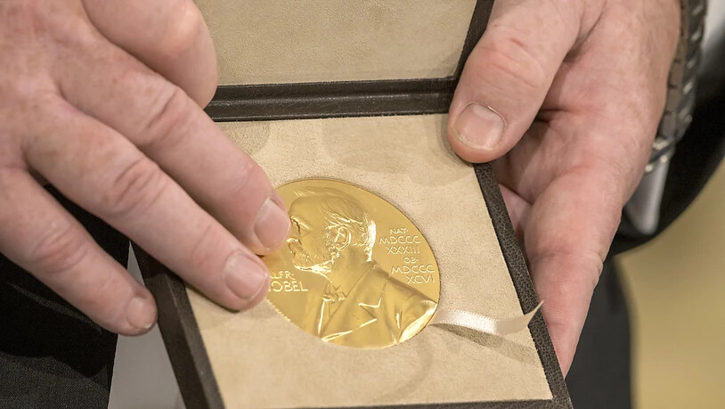 ARCHIV - Wegen der andauernden Pandemie bekommen die diesjährigen Nobelpreisträgerinnen und Nobelpreisträger ihre Auszeichnungen in ihren jeweiligen Heimatländern überreicht. Foto: Peter Kneffel/dpa/Pool/dpa
