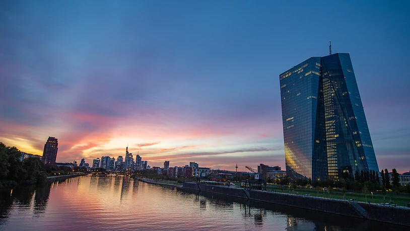 Der Hauptsitz der Europäischen Zentralbank (EZB) in Frankfurt.