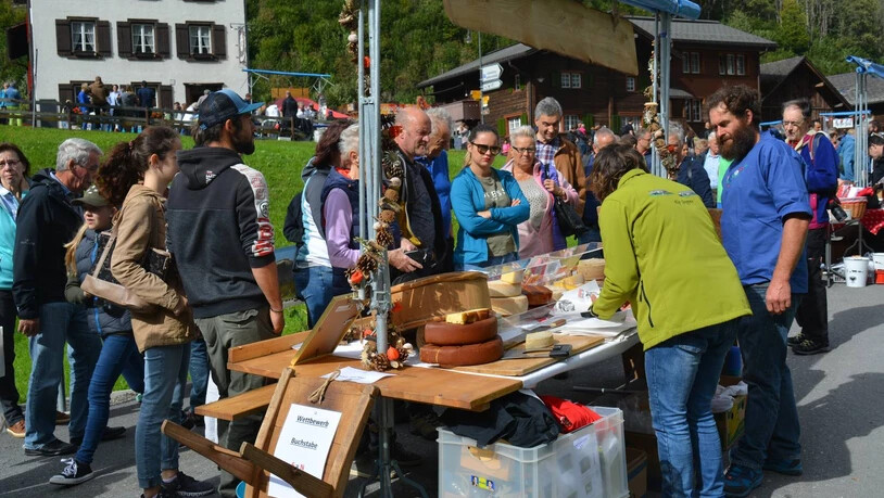 Voller Erfolg: 13  Alpen haben am diesjährigen «Chäsmärt» mitgemacht.