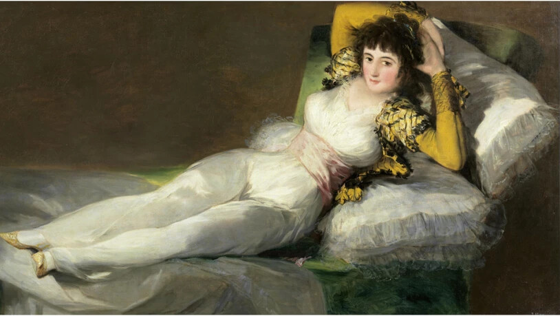Eines von Goyas bekanntesten Werken: "Maja", hier in der Version mit Kleidern.