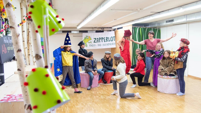 Bereits 14-mal umgezogen: Das Kinder und Jugendtheater Zapperlot probt aktuell in einem Kellerraum in Chur.