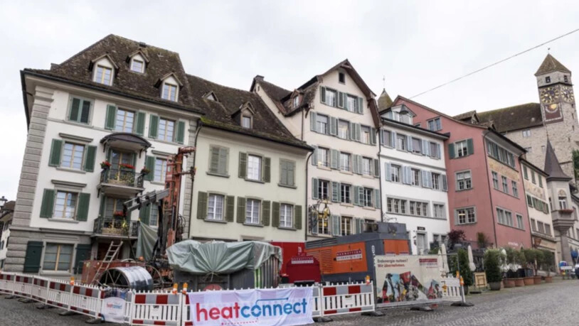 Neues Heizsystem: Die Stadt setzt in ihrer Liegenschaft am Rapperswiler Hauptplatz neu auf Erdwärme statt Erdgas.