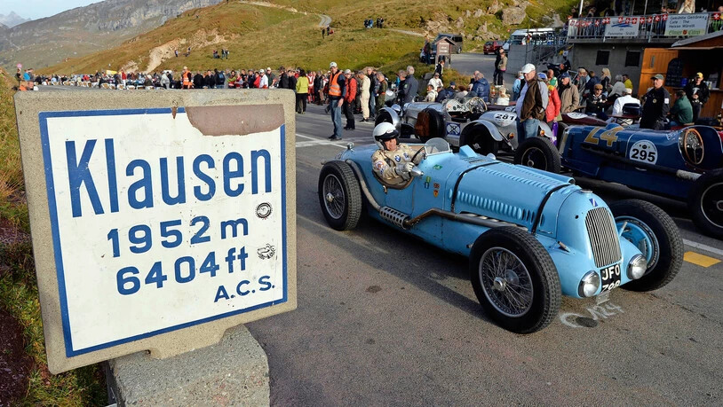 2013 zum letzten Mal – zumindest vorerst: Nach zehn Austragungen zwischen 1922 und 1934 starten Oldtimer zum 5. Klausenrennen-Memorial.