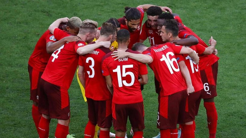 Nominierte Team: Die Schweizer Fussballer sorgten an der EURO 2021 mit dem sensationellen Viertelfinal-Vorstoss für Furore
