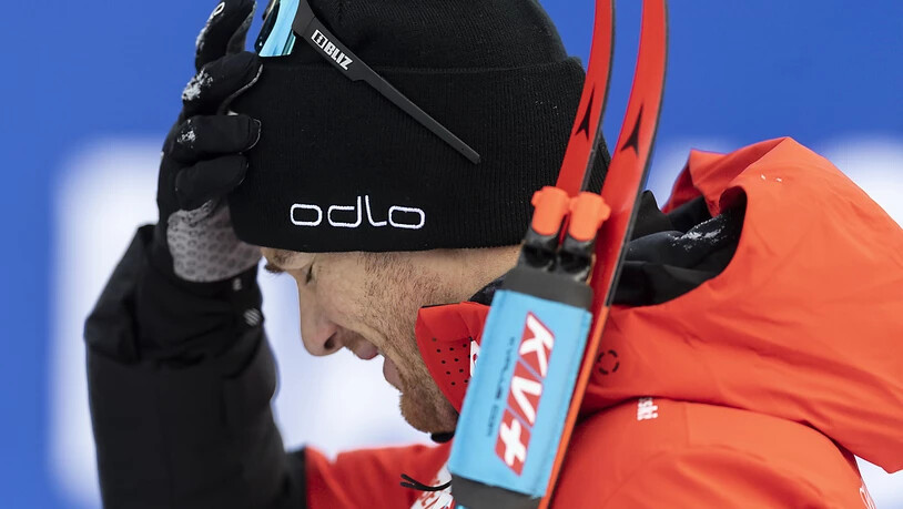 Nicht so richtig zufrieden: Dario Cologna beim Heim-Weltcup in Davos