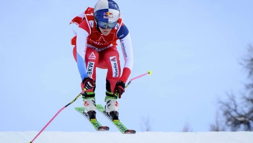 Fanny Smith fährt in Innichen zum wiederholten Mal auf den zweiten Platz.