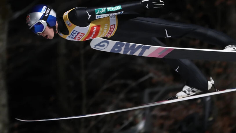 Fliegt souverän dem Sieg an der Vierschanzentournee entgegen: Ryoyu Kobayashi.