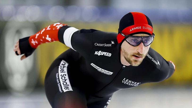 Den Blick auf den Podestplatz gerichtet: Livio Wenger.