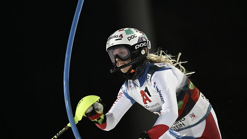 Aline Danioth sicherte sich auch in ihrem zweiten Slalom nach ihren schweren Knieverletzungen Weltcup-Punkte