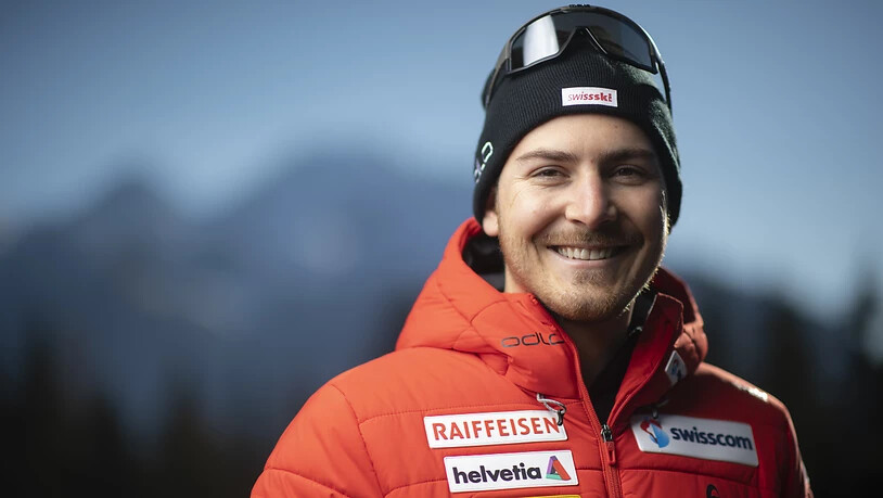 Hat im Moment gut lachen: Als Zehnter verbesserte Biathlet Joscha Burkhalter in Ruhpolding seine Weltcup-Bestmarke zum zweiten Mal in einer Woche