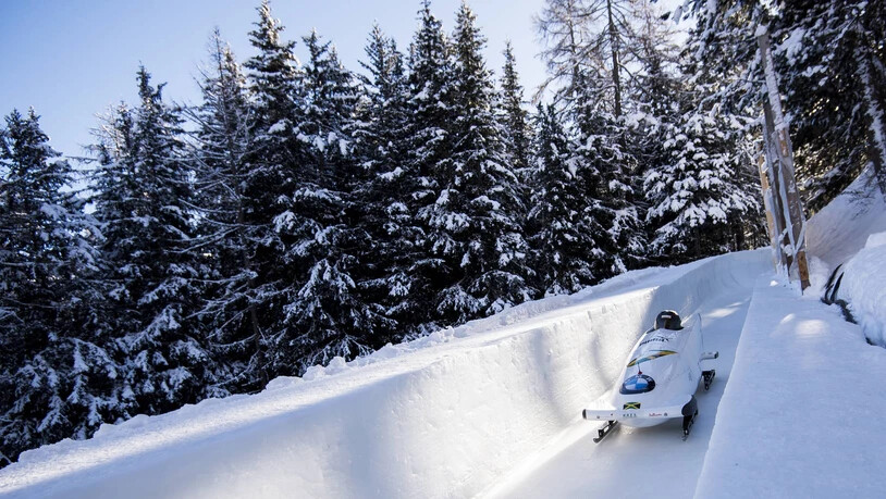 Am Wochenende messen sich die besten Bobfahrerinnen und Bobfahrer in St. Moritz. Hier ein Bild aus dem Jahr 2018.