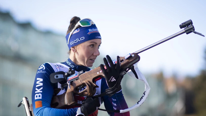 Selina Gasparin erwischte einen schwachen Tag: Im Stehend-Anschlag fielen die Scheiben nicht. (Archivaufnahme)