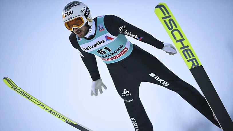 Kilian Peier gelingen in Zakopane zwei starke Sprünge