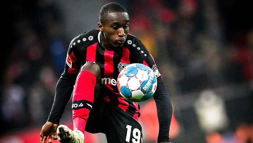 Moussa Diaby schoss drei Treffer für Leverkusen